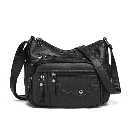 Women’s Large Capacity Soft Shoulder Bag – Lightweight Crossbody Purse