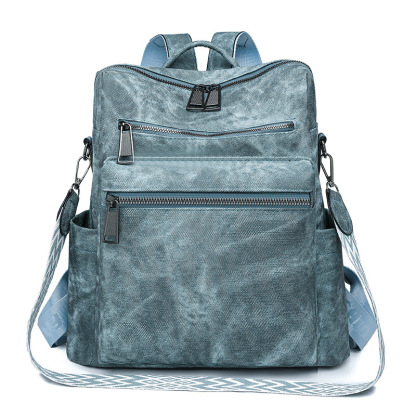2026 Trendy Multi-Zip Backpack Purse – Cute Large Capacity Bag for School, Travel & Everyday Use