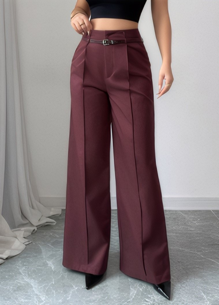 Women’s High-Waisted Wide-Leg Dress Pants – Elegant Flowy Work Trousers- ✈️Buy 2 Free Shipping✈️