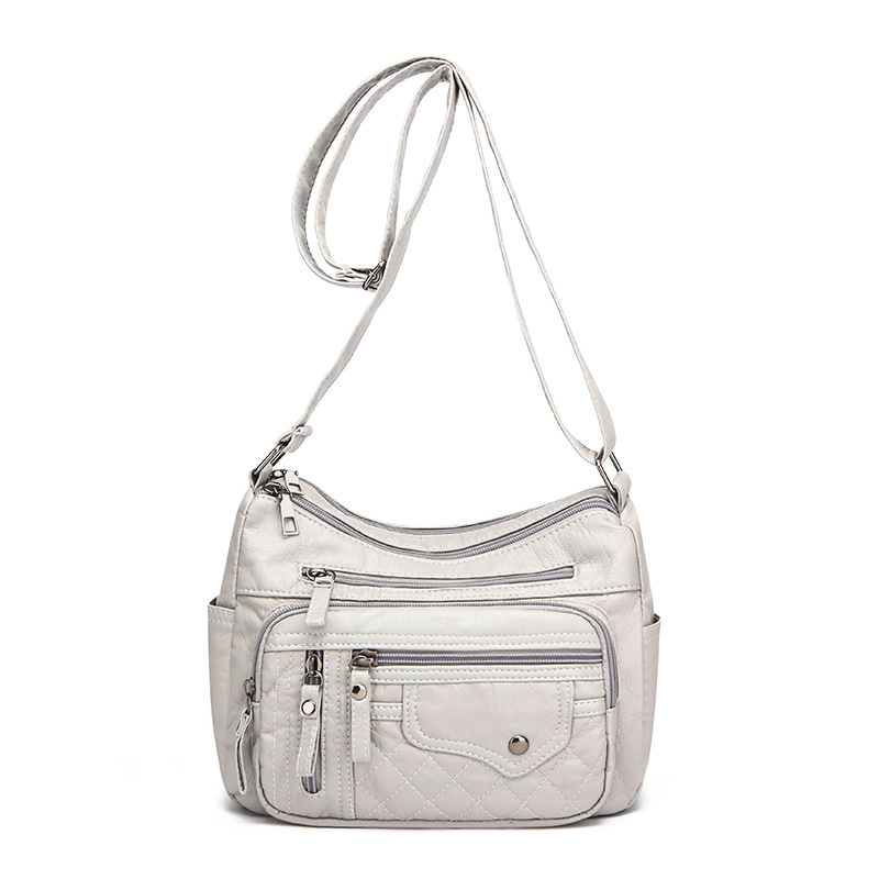 Women’s Large Capacity Soft Shoulder Bag – Lightweight Crossbody Purse
