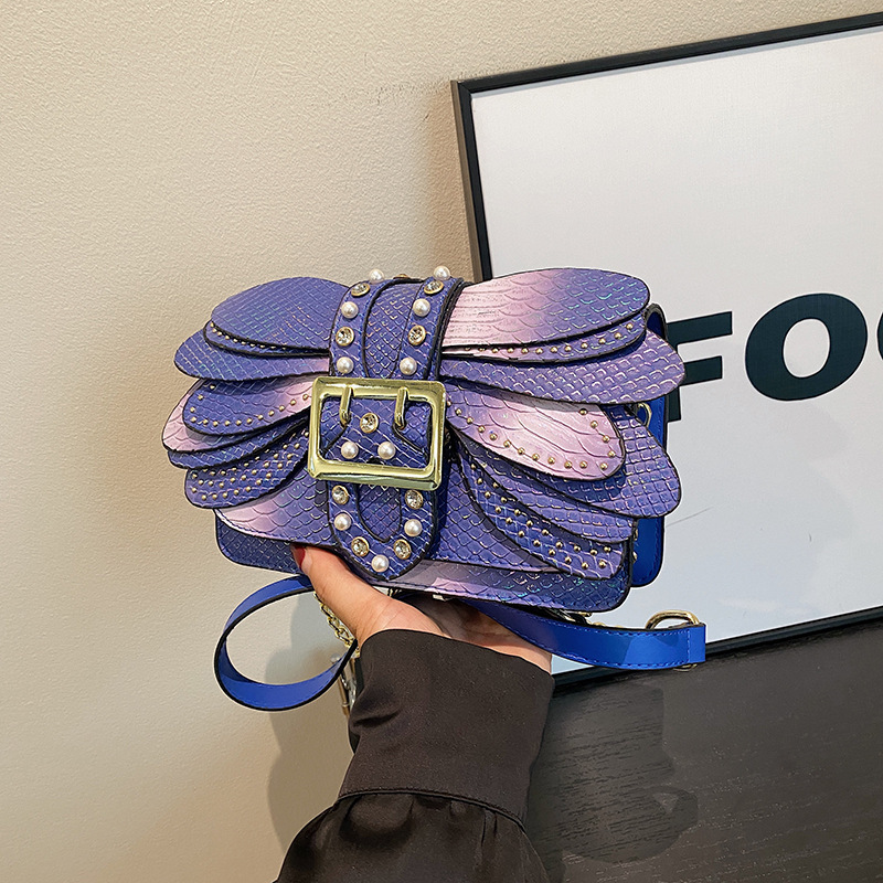 Women's Layered Petal Crossbody Bag