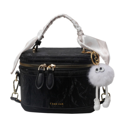 Women’s Vintage Mini Bucket Bag – Compact Everyday Handbag