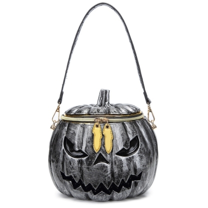 Halloween Pumpkin Crossbody Bag – Halloween Shoulder Bag with Adjustable Strap