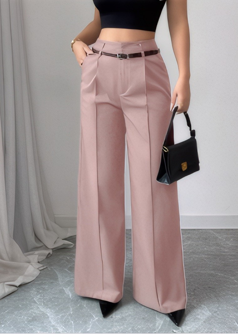 Women’s High-Waisted Wide-Leg Dress Pants – Elegant Flowy Work Trousers- ✈️Buy 2 Free Shipping✈️