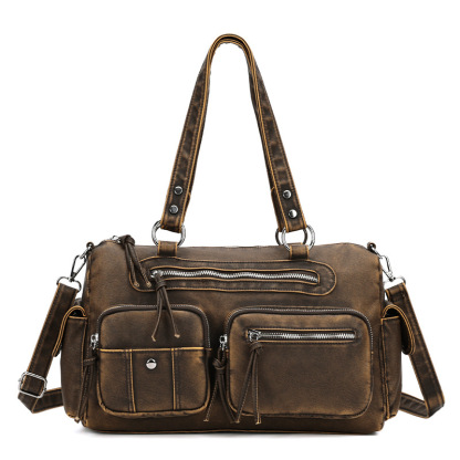 Retro Leather Large Capacity Work & Travel Bag