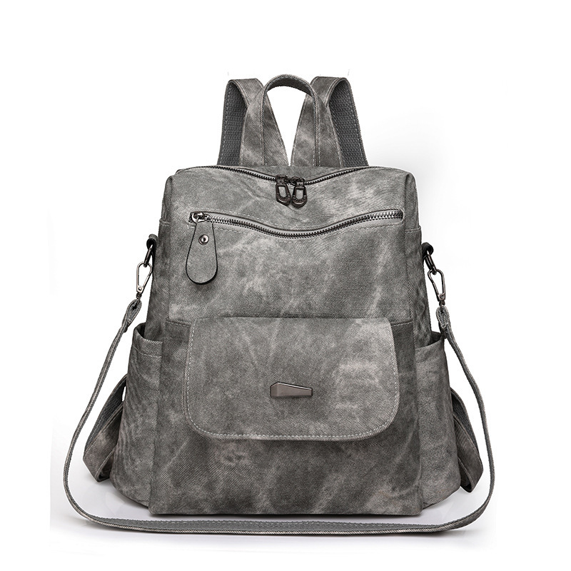 2026 Vintage Leather Convertible Backpack Purse – Large Capacity Anti-Theft Travel Handbag