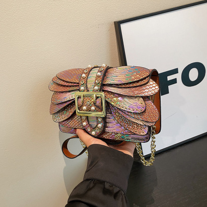 Women's Layered Petal Crossbody Bag