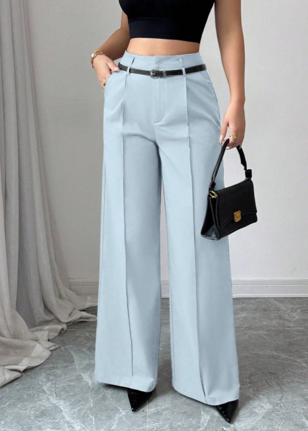 Women’s High-Waisted Wide-Leg Dress Pants – Elegant Flowy Work Trousers- ✈️Buy 2 Free Shipping✈️