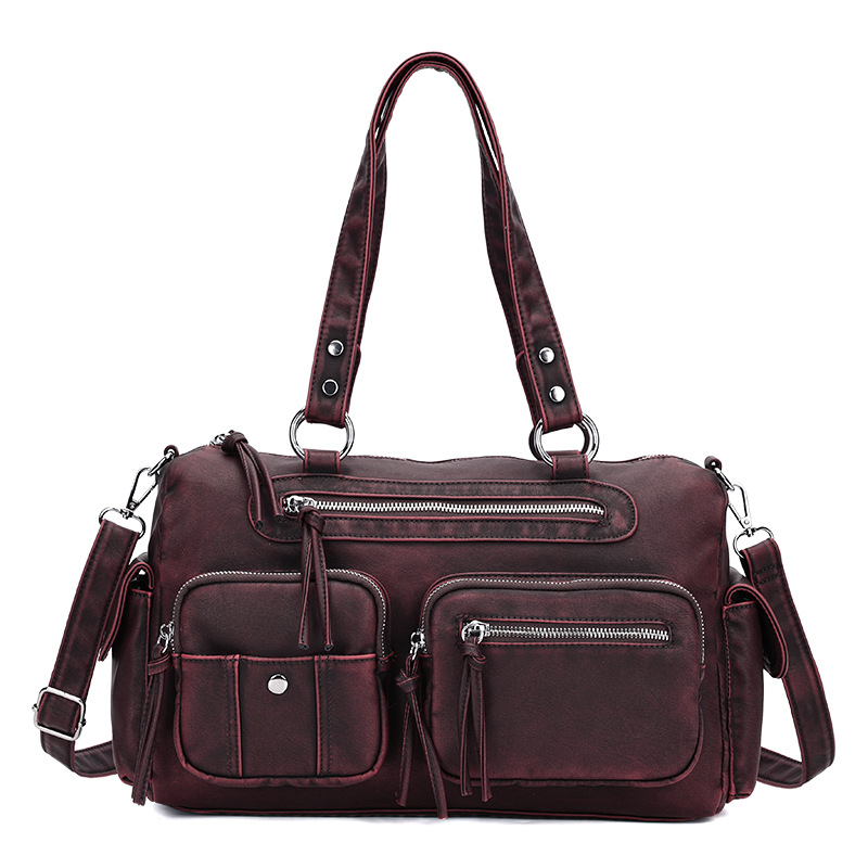 Retro Leather Large Capacity Work & Travel Bag