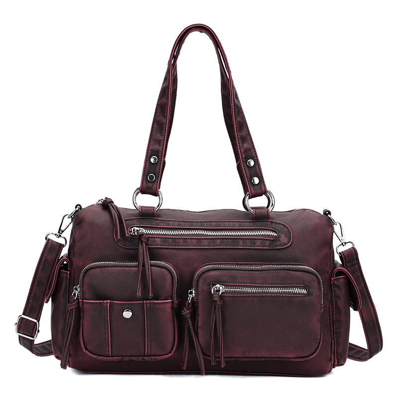 Retro Leather Large Capacity Work & Travel Bag