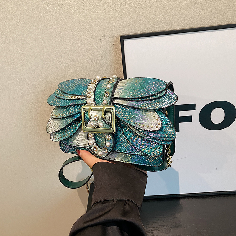 Women's Layered Petal Crossbody Bag