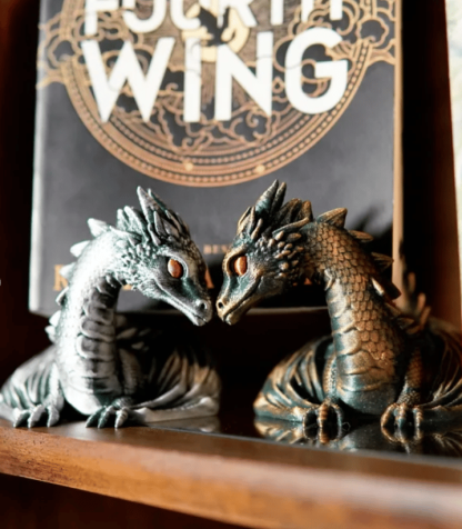 💥LAST DAY 50% OFF- 🔥Twin Flame Dragon Book Display|💪Holds Up to 64mm Thick Book