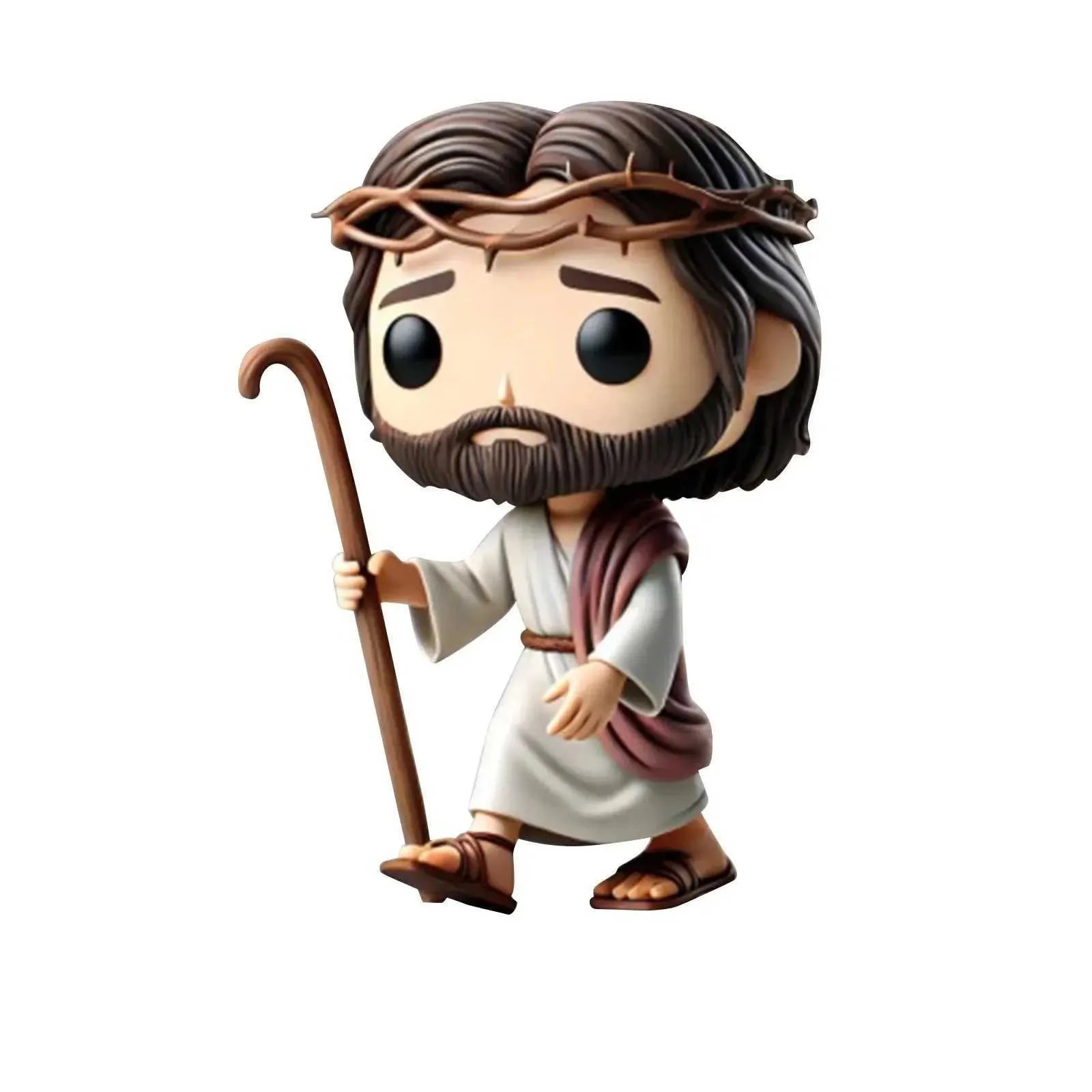 5-Style Jesus Figurine Collection – Resin Religious Art for Home Decor and Christian Study