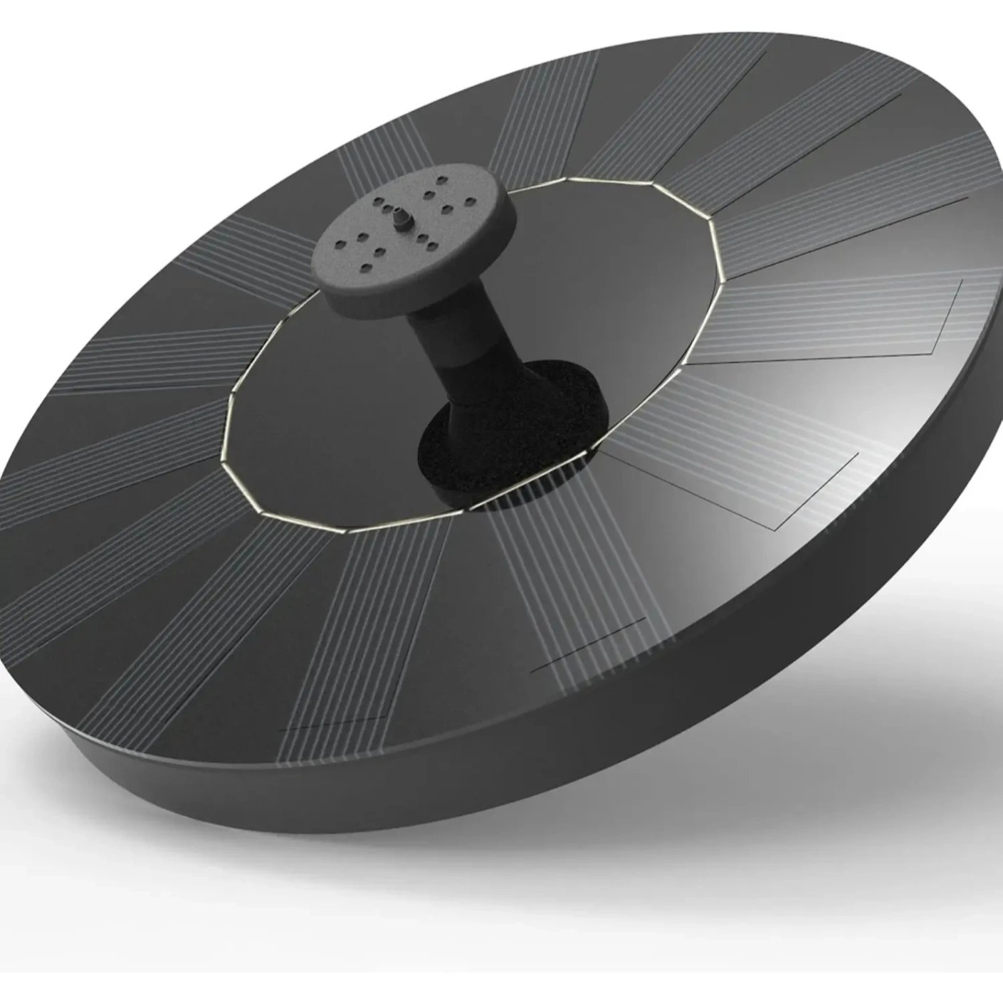 🌞Solar Fountain💧 – Solar Powered Bird Bath Pump, 1.4W Panel, 4 Nozzles