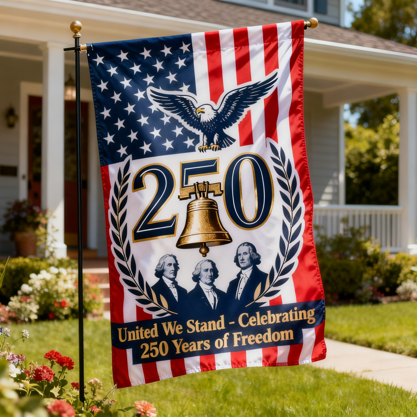 250th Anniversary of the United States Commemorative Flag