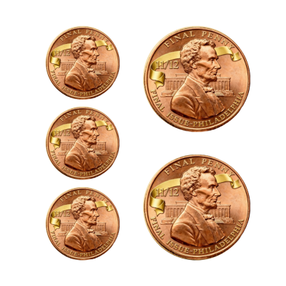 ⏰ Black Friday Limited-Time Offer-Lincoln Final Penny – 11/12 Philadelphia Mint Limited Edition Collectible Coin