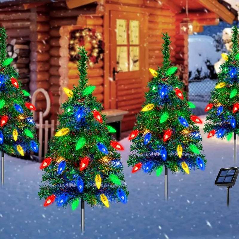 4-in-1 Aurora Haven Outdoor LED Light (with 80 strawberry decorations)