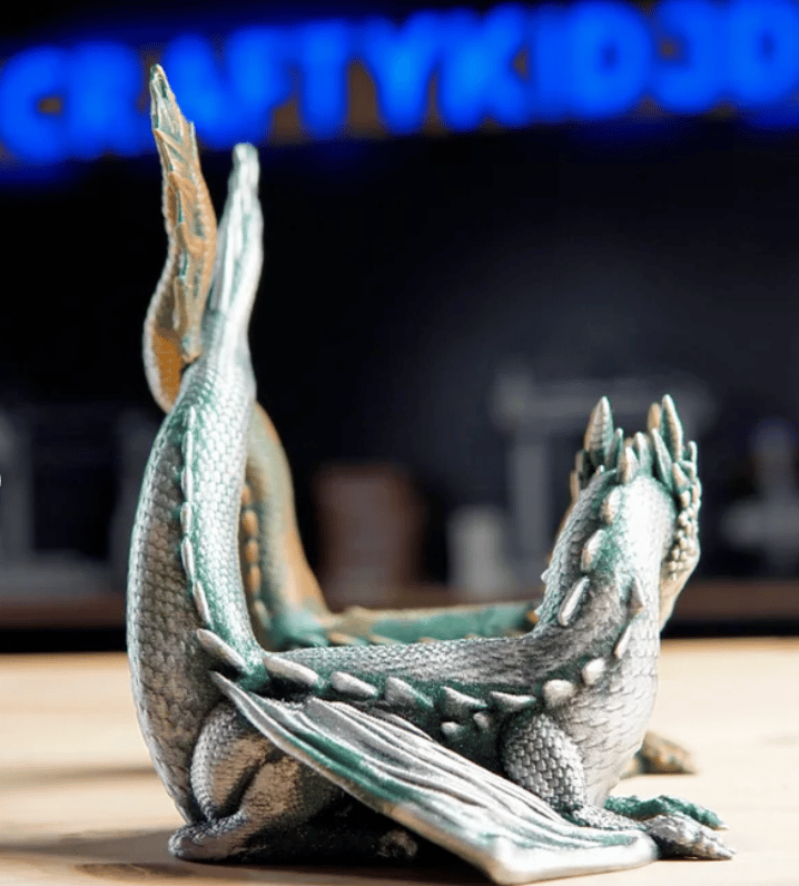 💥LAST DAY 50% OFF- 🔥Twin Flame Dragon Book Display|💪Holds Up to 64mm Thick Book