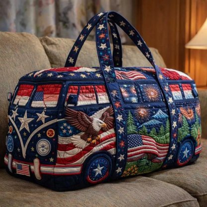 🔥LAST DAY 50% OFF - 🇺🇸✨🇺🇸 American 250th Anniversary Quilted Travel Duffle Bag