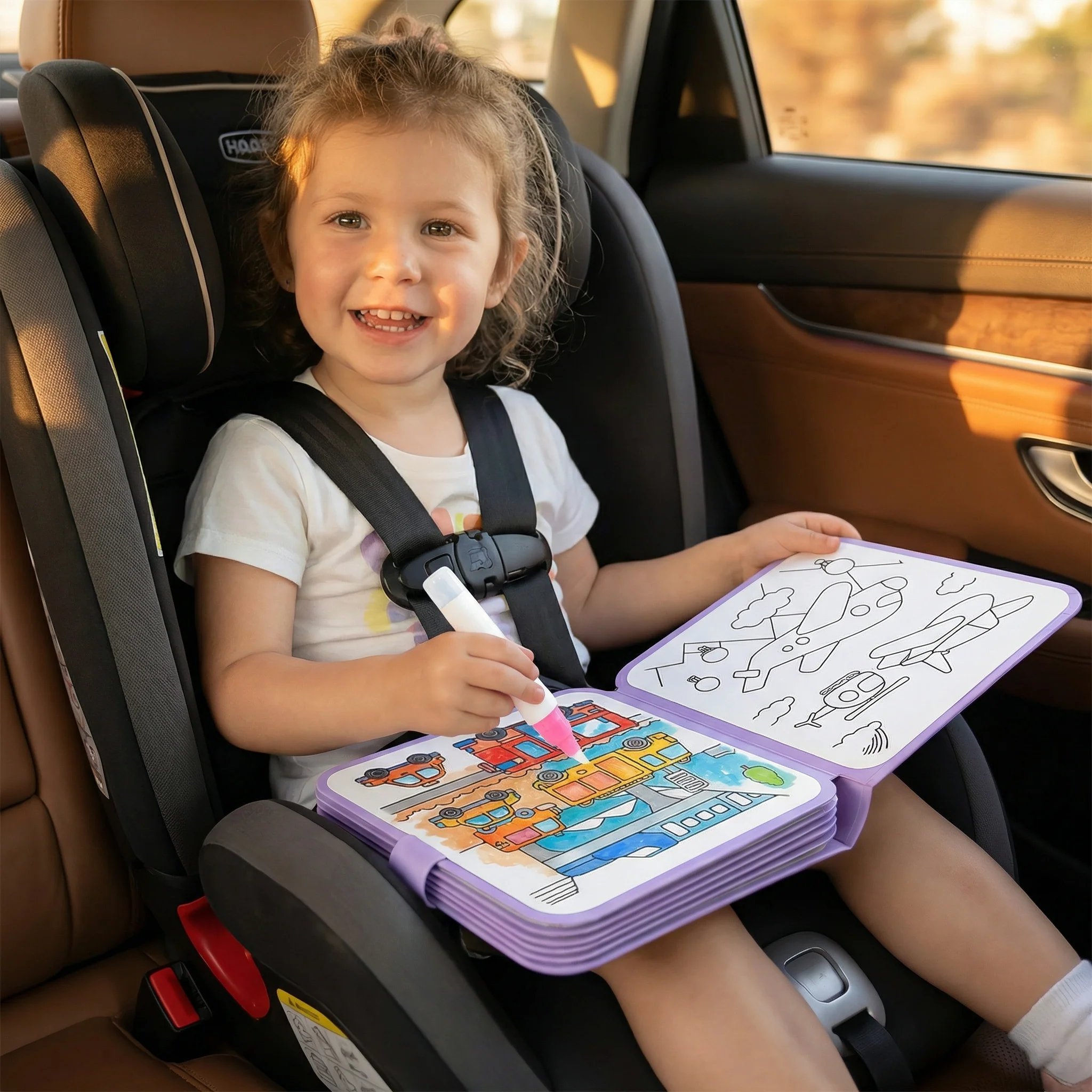 🎨Magic Water Drawing Book – Reusable Mess-Free Colouring Fun