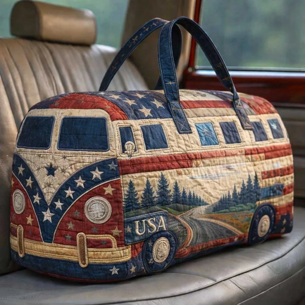 🔥LAST DAY 50% OFF - 🇺🇸✨🇺🇸 American 250th Anniversary Quilted Travel Duffle Bag
