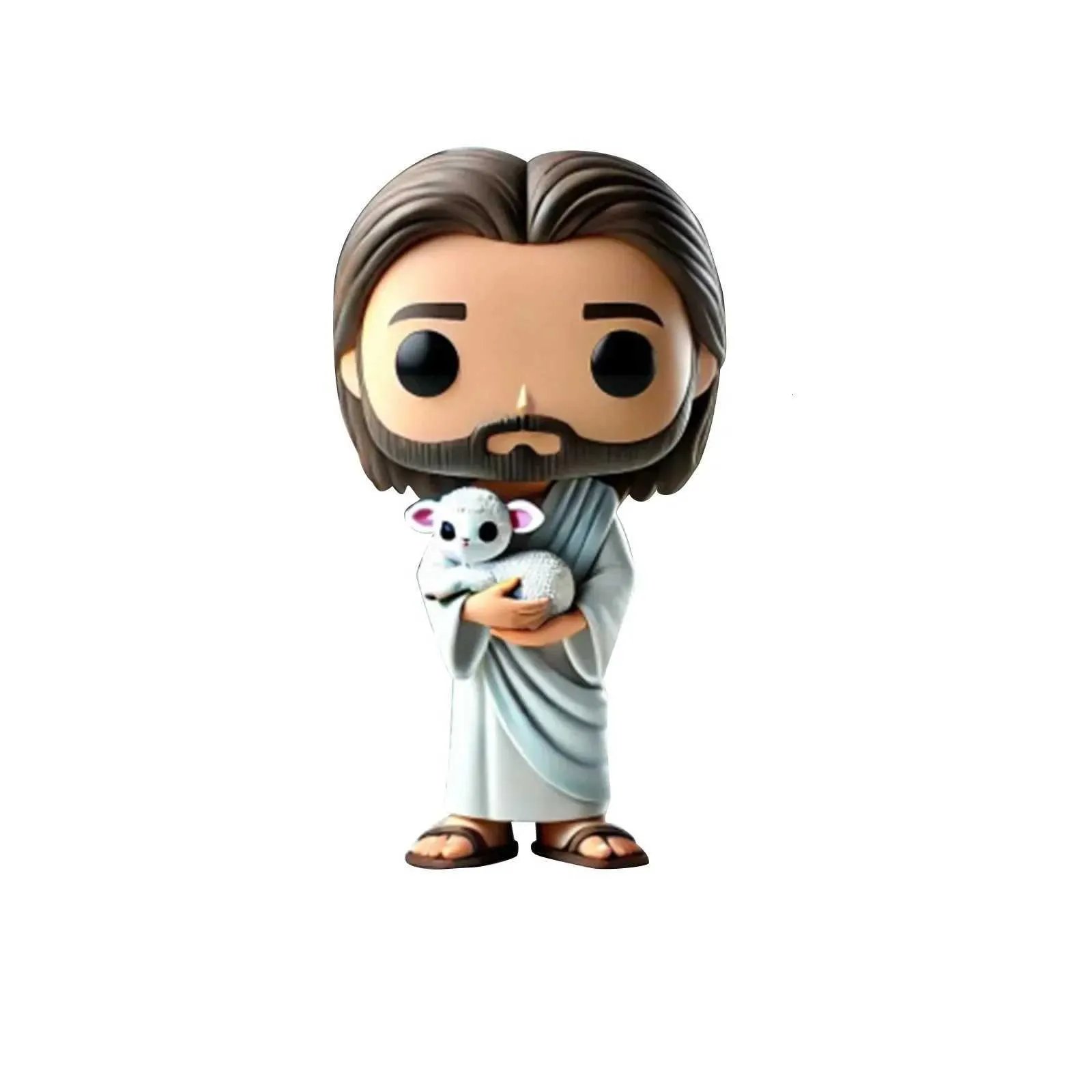 5-Style Jesus Figurine Collection – Resin Religious Art for Home Decor and Christian Study