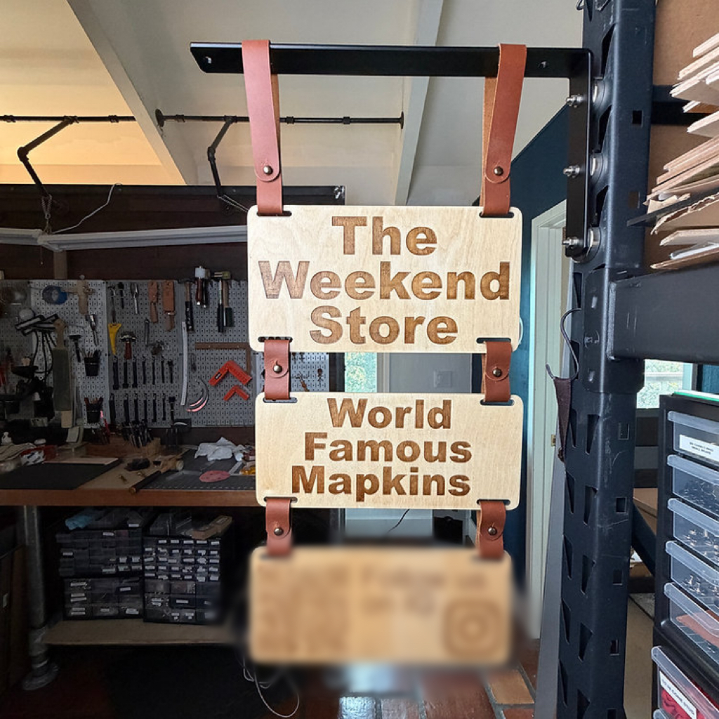 Laser Cut Market Sign