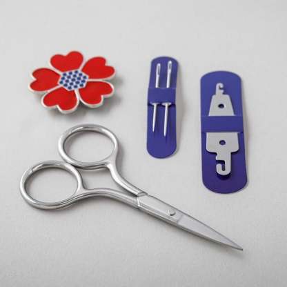 🌸Red, White & Bloom Embroidery Kit:  A Floral Salute to 250 Years!