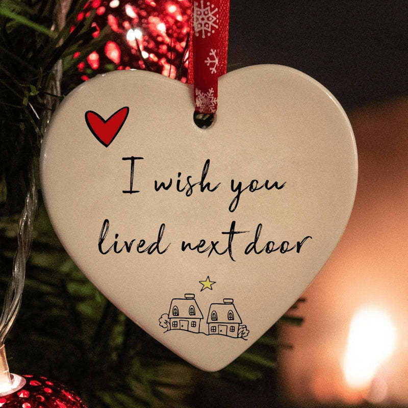 🌟LAST DAY SALE 49% OFF - Christmas Heart Hanging Ornament(BUY 5 GET FREE SHIPPING)
