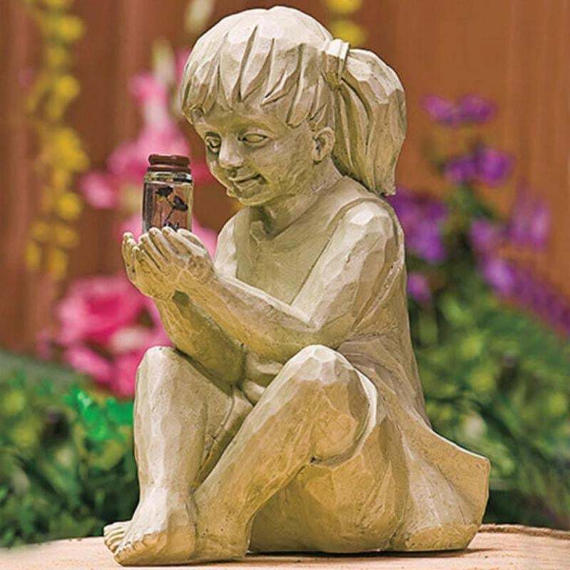 💥LAST DAY SALE 49% OFF - Solar Garden Statues -Boy& Girl(BUY 2 FREE SHIPPING)