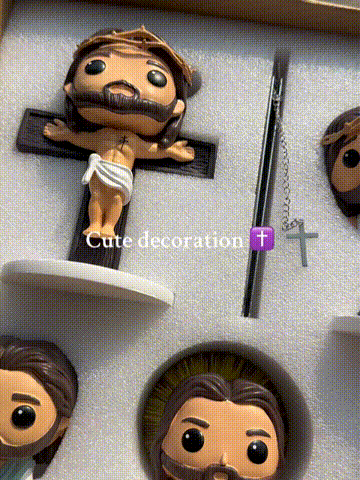 5-Style Jesus Figurine Collection – Resin Religious Art for Home Decor and Christian Study