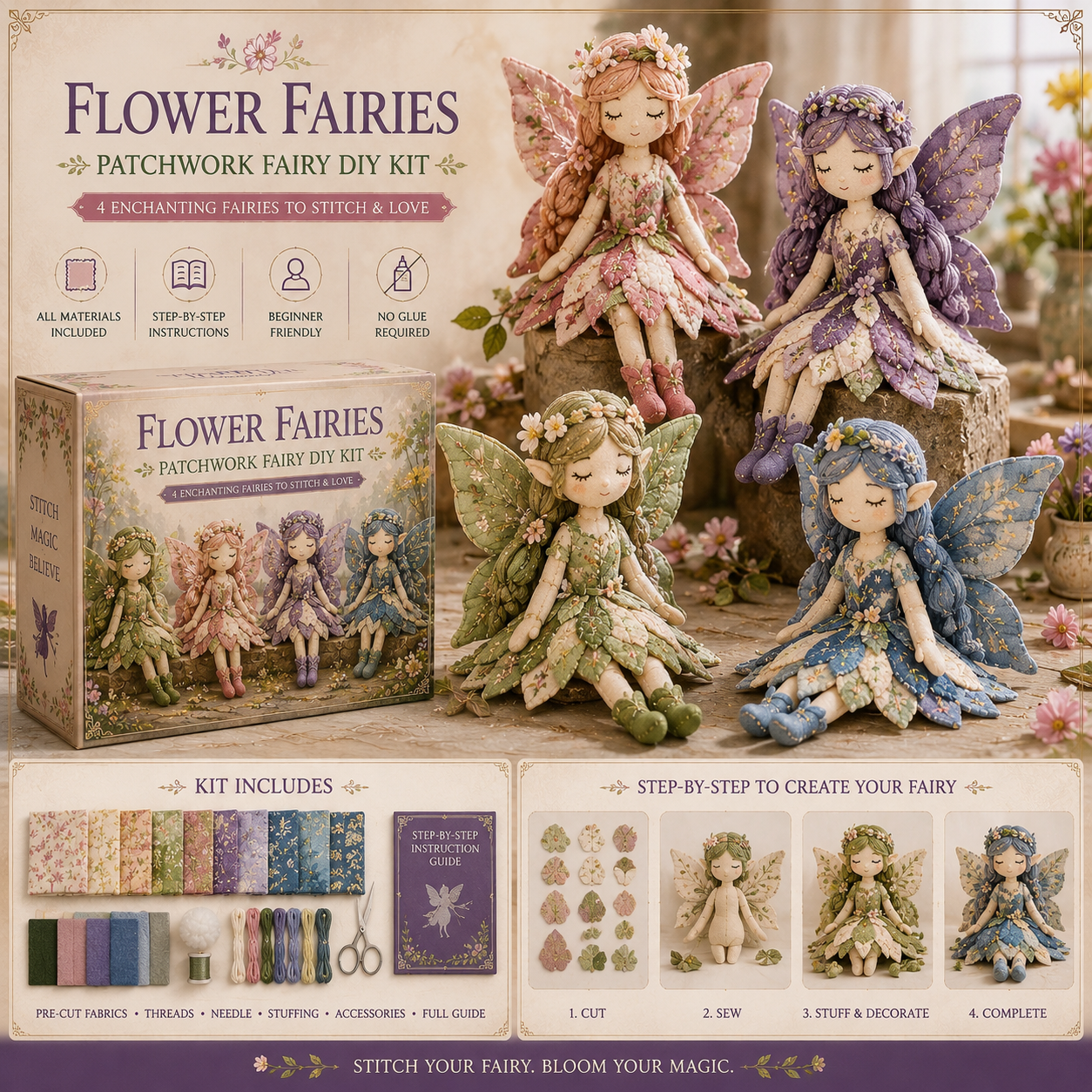 Fairy Patchwork DIY Collection