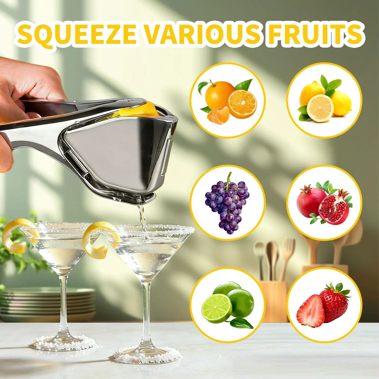 🔥Limited TimePromotion 50% OFF🔥 Citrus Squeezer | Stainless Steel or PP🍋