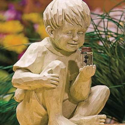 💥LAST DAY SALE 49% OFF - Solar Garden Statues -Boy& Girl(BUY 2 FREE SHIPPING)