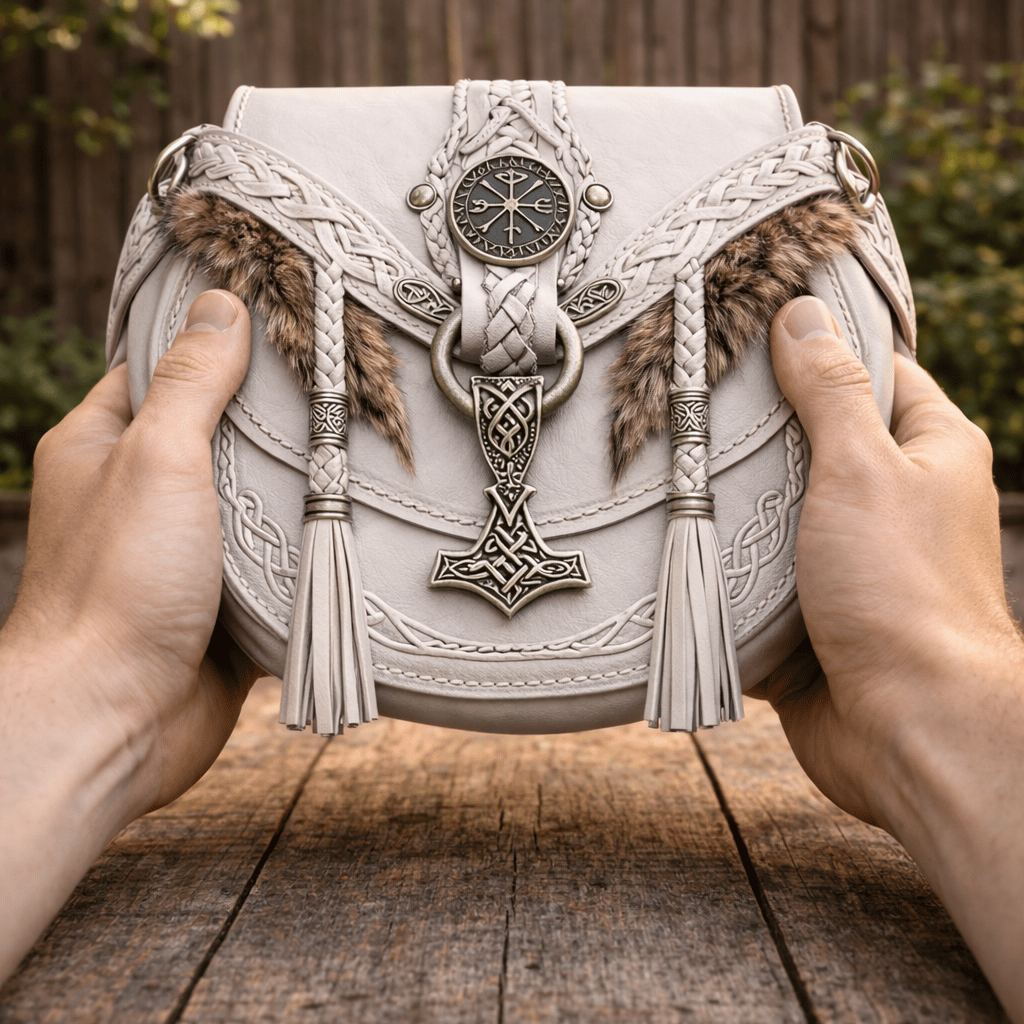 ⚔️ 👜Nathan's Viking Bags - 💕Perfect for men and women who love travel and adventure (✨Crossbody Strap Included)