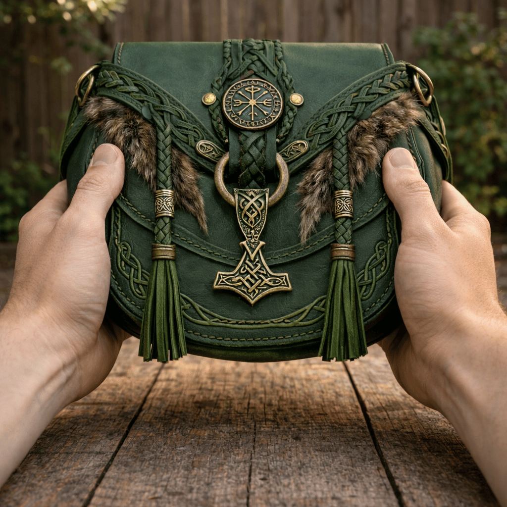 ⚔️ 👜Nathan's Viking Bags - 💕Perfect for men and women who love travel and adventure (✨Crossbody Strap Included)