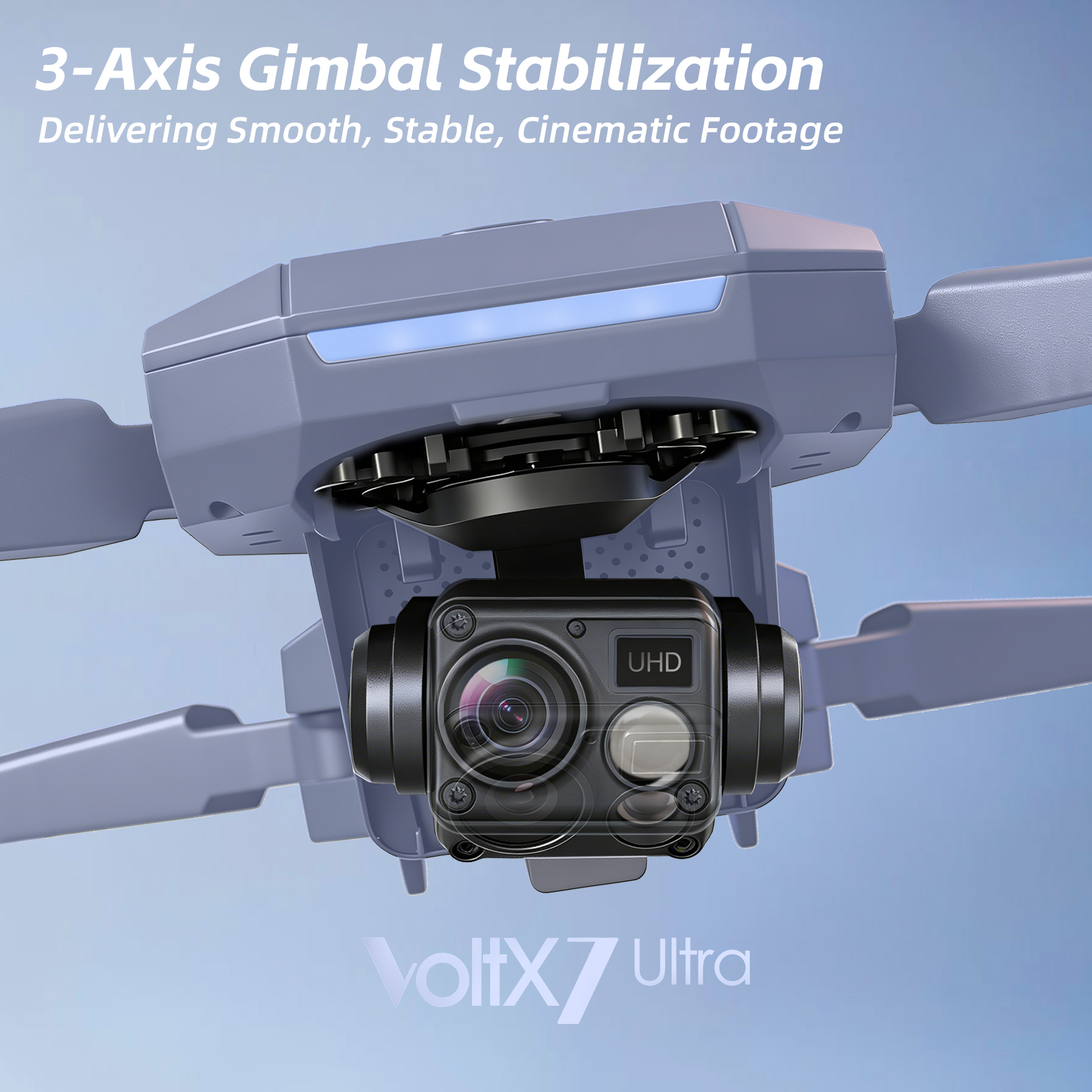 3-Axis Gimbal GPS Drone with 4K Camera for Adults, 90 Min Long Flight Time,3280 FT Long Control Range, Auto Return, Follow Me, Brushless Motor, 5G FPV RC Quadcopter for Beginners(Under 249g)