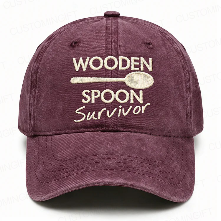 Wooden Spoon Survivor Embroidery Cap