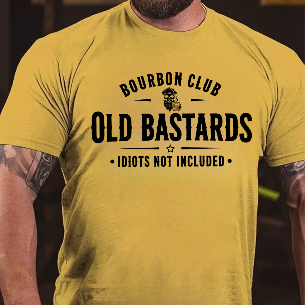Old Bastards Bourbon Club –Idiots Not Included T-shirts