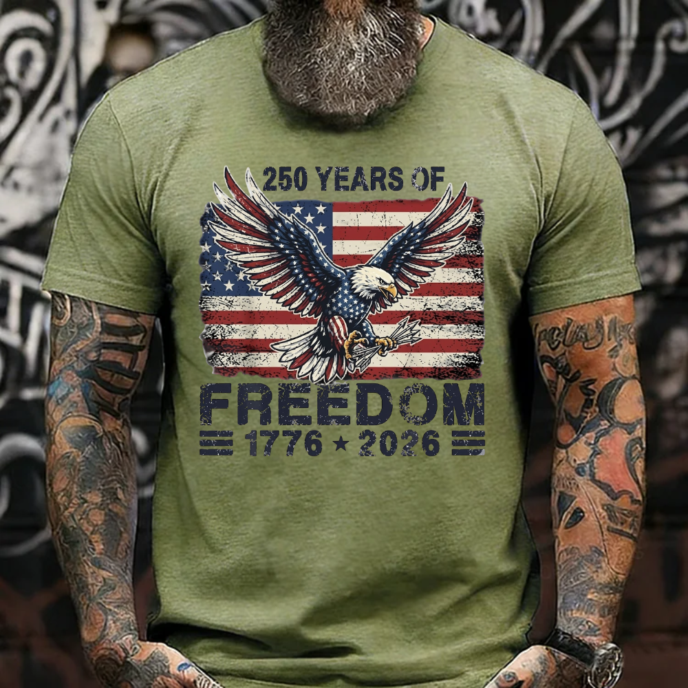 Freedom 1776-2026 America's 250th Anniversary T-shirts