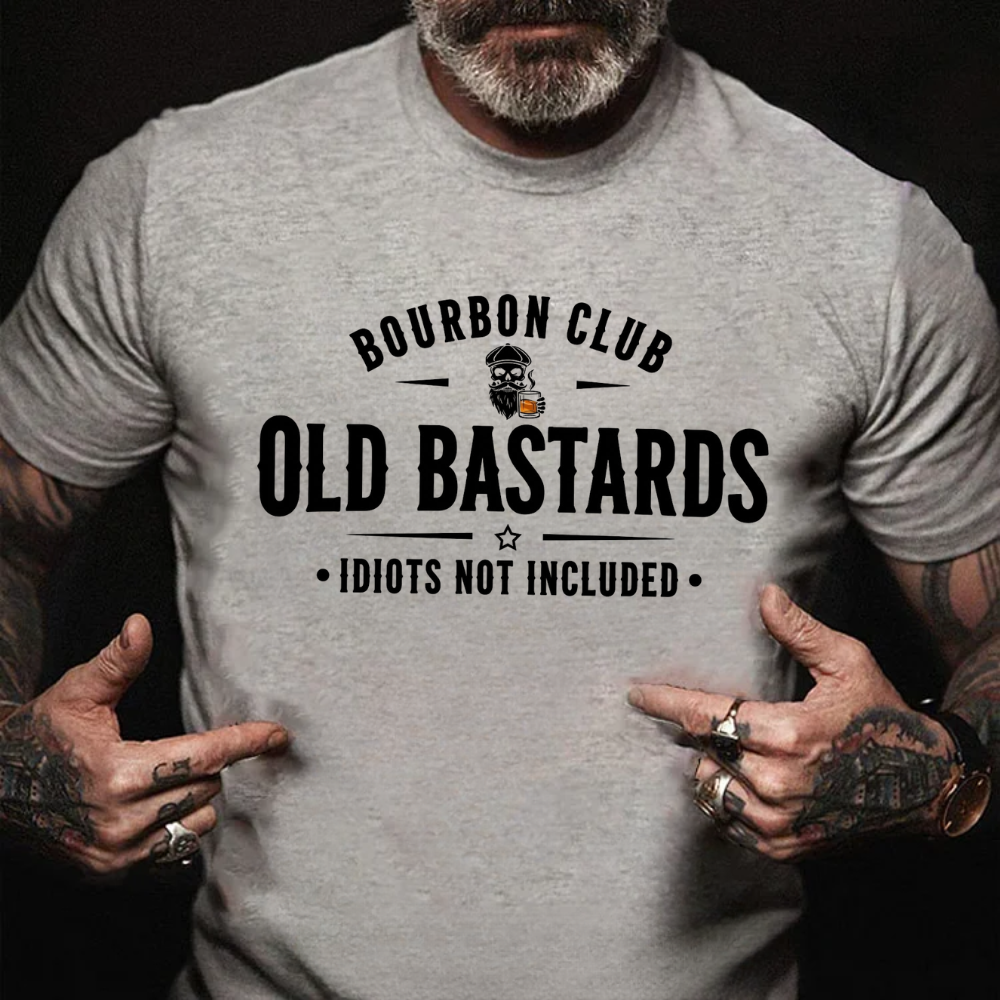 Old Bastards Bourbon Club –Idiots Not Included T-shirts