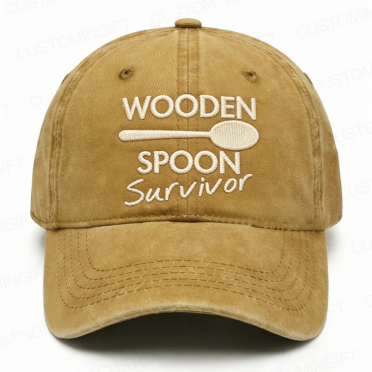 Wooden Spoon Survivor Embroidery Cap