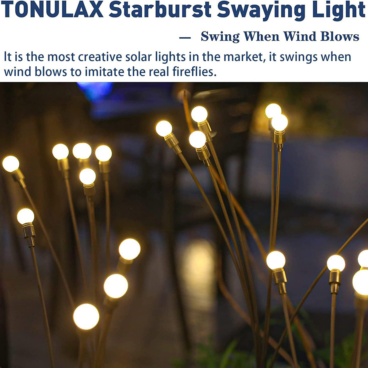 Swaying Solar Firefly Lights | Enchanted Night Collection (Set of 32 LEDs)