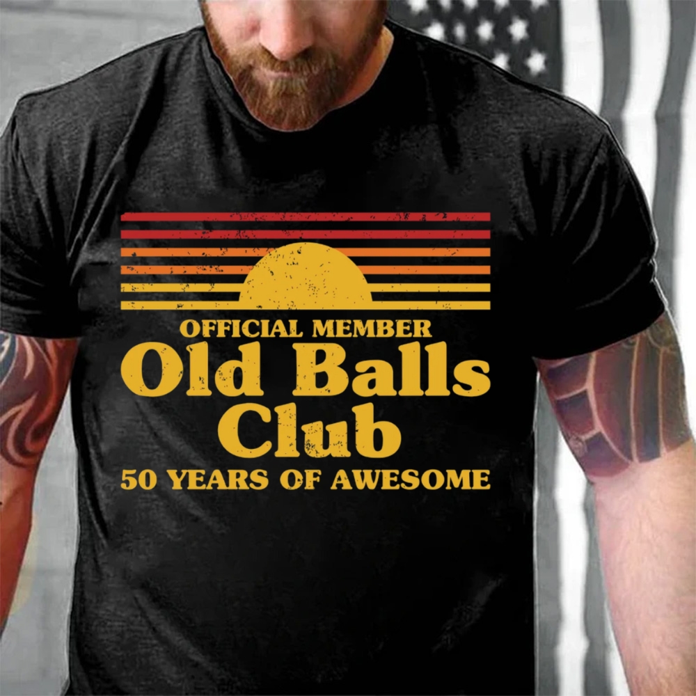 Official Member Old Balls Club 50 Years Of Awesome T-Shirt