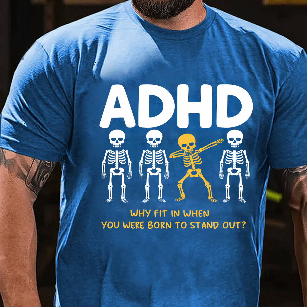 ADHD Stand Out Skeleton T-Shirt