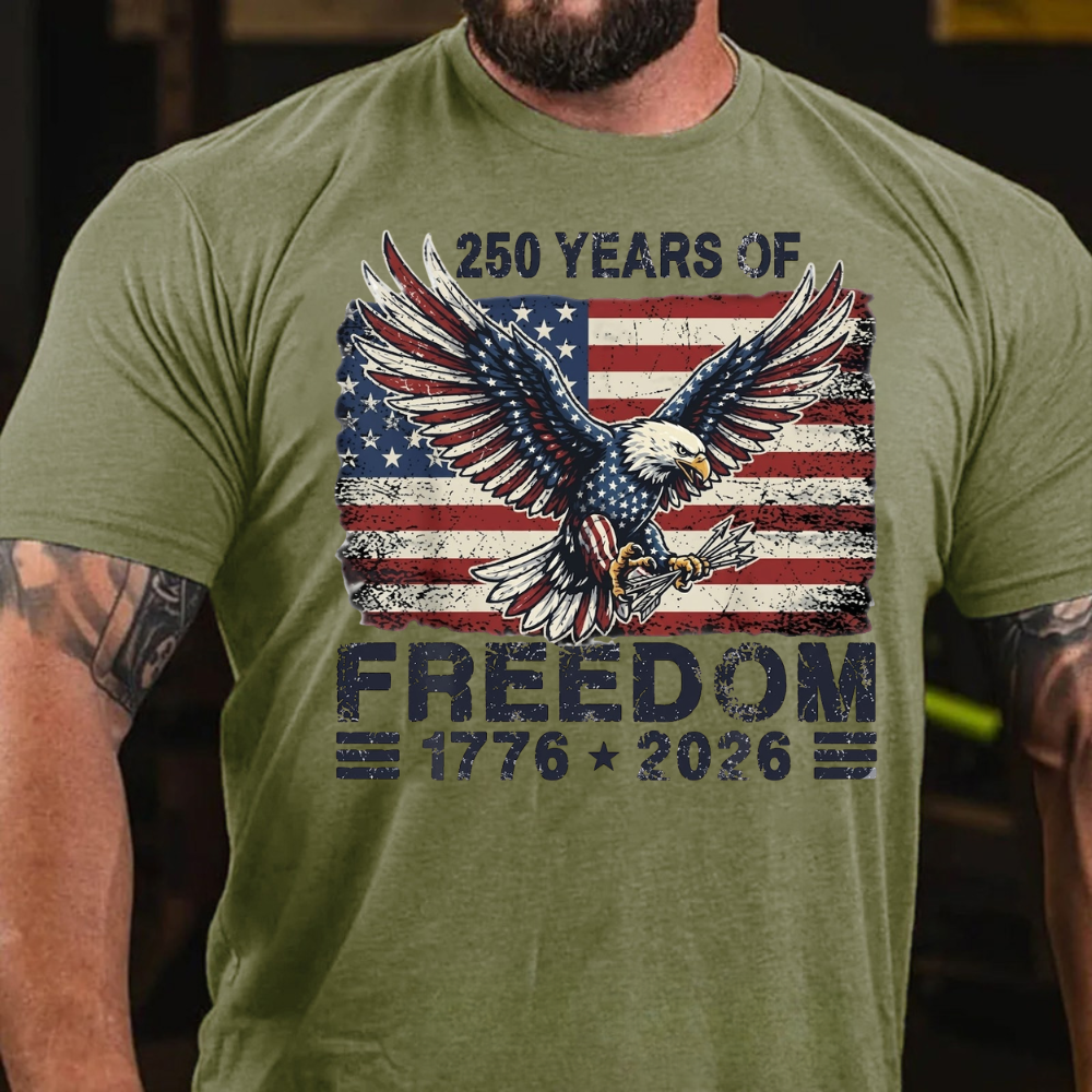 Freedom 1776-2026 America's 250th Anniversary T-shirts