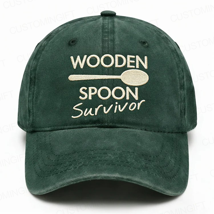 Wooden Spoon Survivor Embroidery Cap