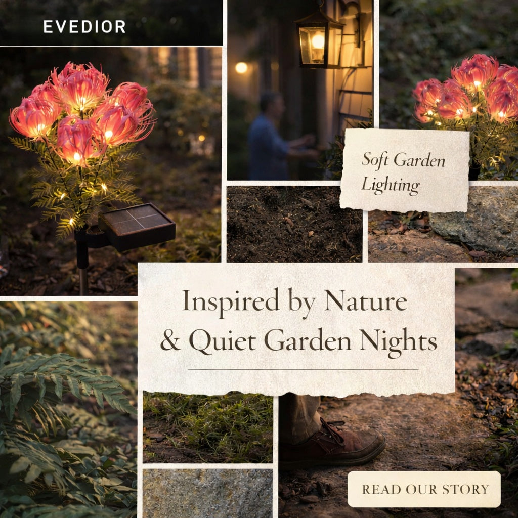 Realistic Solar Spider Mum Lights - Outdoor Memorial Garden Decor (Set of 4)