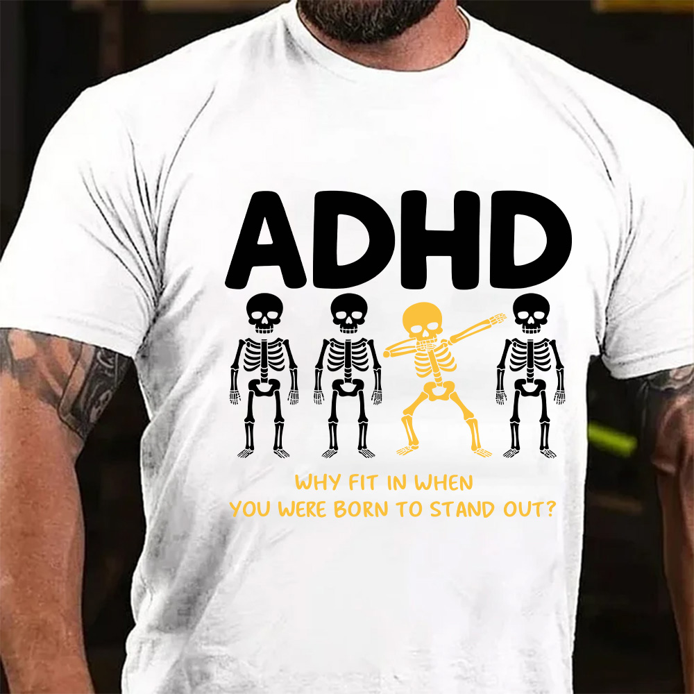 ADHD Stand Out Skeleton T-Shirt