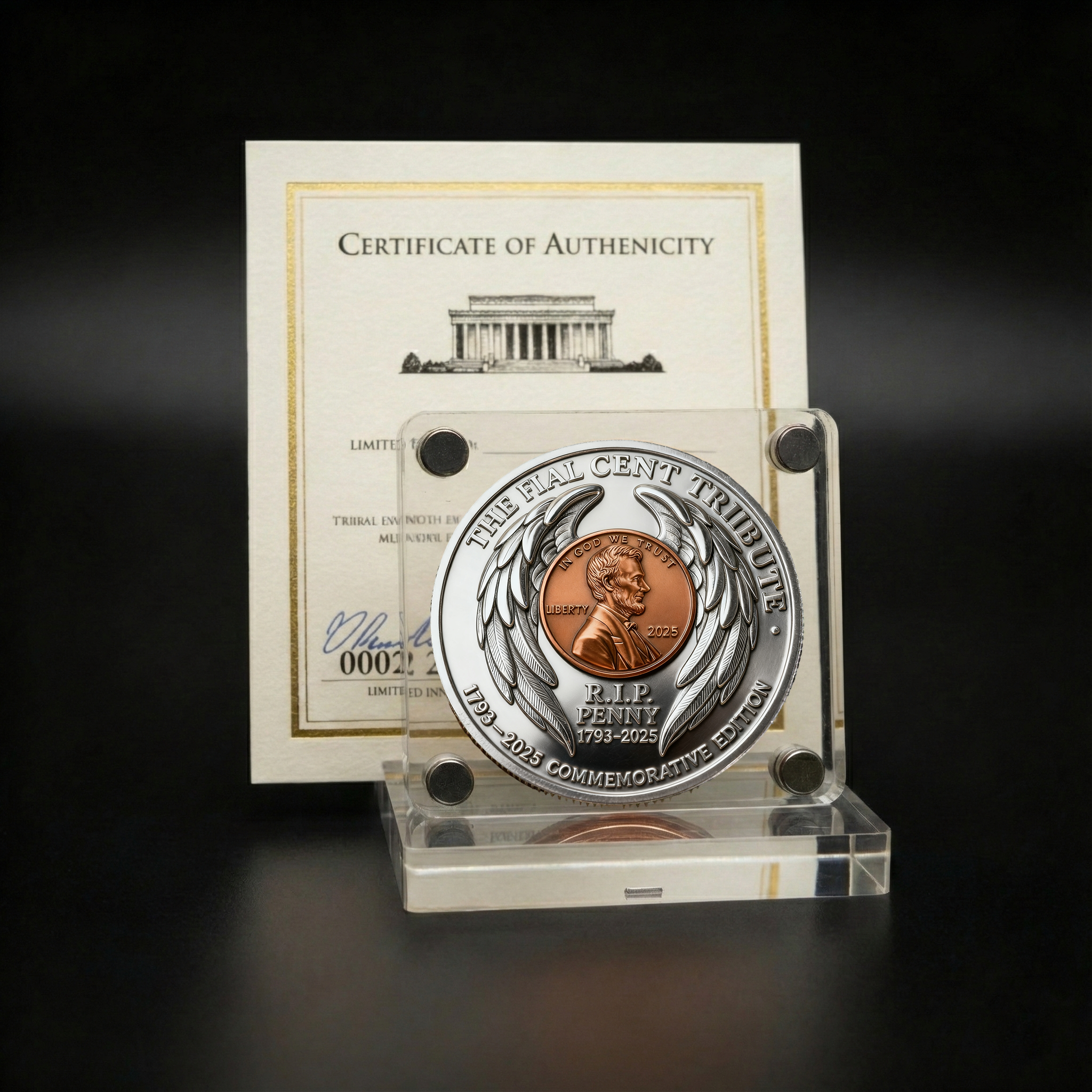 “Last Cent Standing: Commemorate the End of an Era Commemorative Coin”